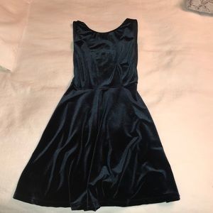 American Apparel Velvet Skater Dress